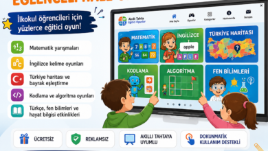 Akıllı Tahta İçin Ücretsiz Eğitici Oyun Platformu Yayında: Öğrenciler Dersleri Oyunla Öğreniyor